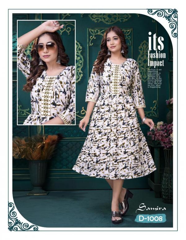 Trendy Samira Fancy Printed Kurti Collection